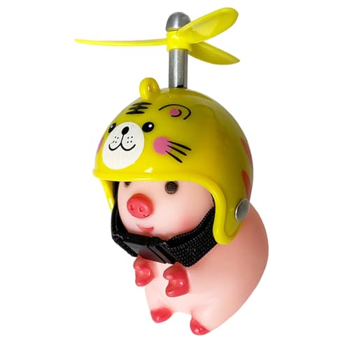 Fukamou Motorrad-Lenker-Dekorationen, Lenker-Ornament, Lenker Schöne Tierfiguren Mit- Propellerhelmen, Lenker-Dekoration, Schweine-Figur, Lenker-Cartoon-Ornament Für Motorrad Fukamou Motorrad-Lenker-Dekorationen, Lenker-Ornament, Lenker Schöne Tierfiguren Mit- Propellerhelmen, Lenker-Dekoration, Schweine-Figur, Lenker-Cartoon-Ornament Für Motorrad von Fukamou