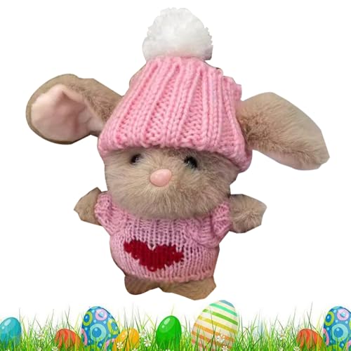 Fukamou Osterhasen Plüsch, Osterhasen Plüschspielzeug, Nettes Ausgestopftes Tier Plüschspielzeug, Kleine Osterdekorationen -Handgefertigte Emotionale Unterstützung Für Mädchen Und Fukamou Osterhasen Plüsch, Osterhasen Plüschspielzeug, Nettes Ausgestopftes Tier Plüschspielzeug, Kleine Osterdekorationen -Handgefertigte Emotionale Unterstützung Für Mädchen Und von Fukamou