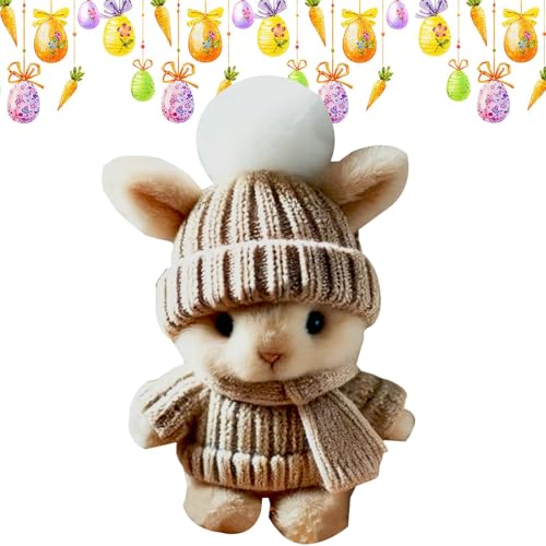Fukamou Osterhasen Plüsch, Osterhasen Plüschspielzeug, Nettes Ausgestopftes Tier Plüschspielzeug, Kleine Osterdekorationen -Handgefertigte Emotionale Unterstützung Für Mädchen Und Fukamou Osterhasen Plüsch, Osterhasen Plüschspielzeug, Nettes Ausgestopftes Tier Plüschspielzeug, Kleine Osterdekorationen -Handgefertigte Emotionale Unterstützung Für Mädchen Und von Fukamou