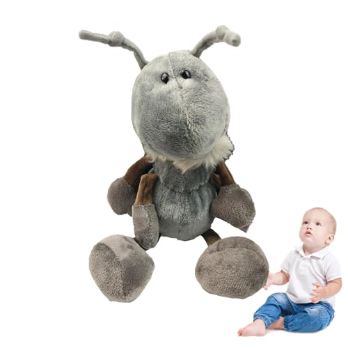 Fukamou Plüschtier,Kleine Stofftiere - Umarmendes Schlafkissen In Ameisenform, Kleine Plüschpuppe Für- Vergnügungspark, Schule, Zuhause von Fukamou