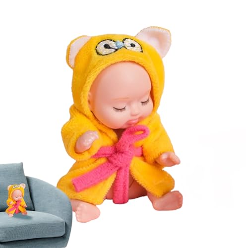 Fukamou Realistische Puppe Für Kinder, Simulationspuppe, Kleine Wiedergeborene Puppen, Wiedergeborene Kleinkindpuppen, Weiche -Kleine Puppen Für Und Mädchen Ab 3 Jahren, 4,3-Zoll-süße Puppen Fukamou Realistische Puppe Für Kinder, Simulationspuppe, Kleine Wiedergeborene Puppen, Wiedergeborene Kleinkindpuppen, Weiche -Kleine Puppen Für Und Mädchen Ab 3 Jahren, 4,3-Zoll-süße Puppen von Fukamou
