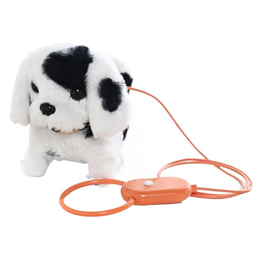 Fukamou Spielzeughunde, Die Laufen Und Bellen, Bellendes Hundespielzeug | Elektrische Realistische Hundeplüsch-interaktive Spielzeugfiguren-Interaktives Haustier, Welpe, Stofftier, Schnurrender Hund von Fukamou
