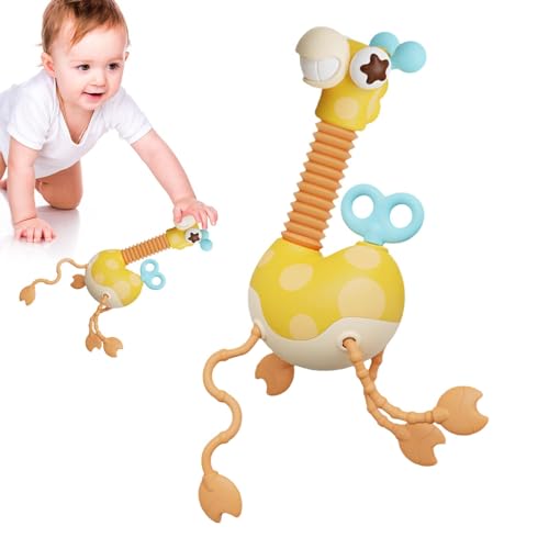 Fukamou Teleskoprohr-Spielzeug,Teleskop-Giraffe-Spielzeug - Sensory Tubes Pop Tube Giraffenspielzeug - Formveränderndes Röhrenspielzeug, pädagogisches Feinmotorikspielzeug für Mädchen und Jungen von Fukamou