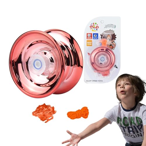 JoJo-Ball, Responsives Jo-Jo-Spielzeug Aus Legierung Für Kinder Und Erwachsene, Starker, Schlagfester Trick-Yo-Yo-Ball Zum Trainieren Der Hand-Auge-Koordination Für Kinder Und Anfänger von Fukamou