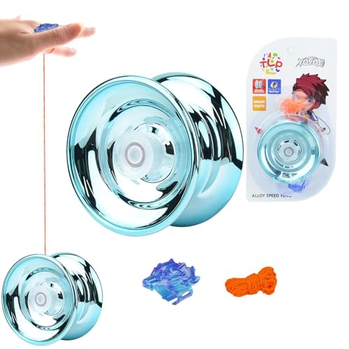 JoJo-Ball, Responsives Jo-Jo-Spielzeug Aus Legierung Für Kinder Und Erwachsene, Starker, Schlagfester Trick-Yo-Yo-Ball Zum Trainieren Der Hand-Auge-Koordination Für Kinder Und Anfänger von Fukamou