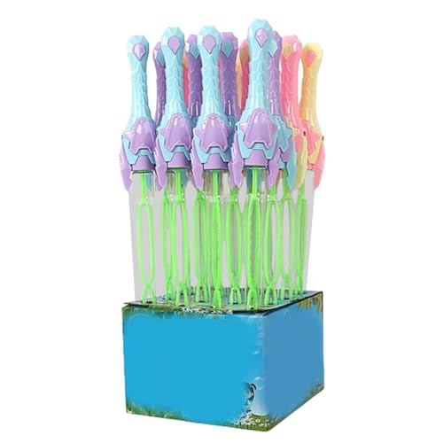 Bubble Machine Bubble Sticks | 10 Stück Blasenstäbe für Kinder | Ergonomische Blasenmaschine für den Außenbereich, Blasengebläse, Handblasenmaschine für von Fulenyi