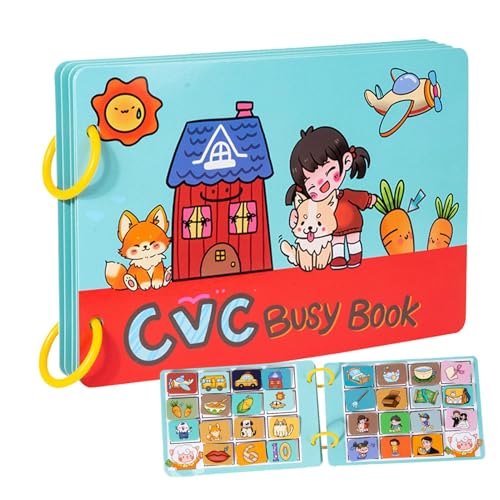 Buch mit Puzzle-Aufklebern für Kinder, Lern-Stickerbuch | Wiederverwendbares Puzzle für Kinder, Reise-Aufkleber, Eltern-Kind-Interaktionsbücher, Buch mit Puzzle-Aufklebern für Kinder, Lern-Stickerbuch | Wiederverwendbares Puzzle für Kinder, Reise-Aufkleber, Eltern-Kind-Interaktionsbücher, von Fulenyi