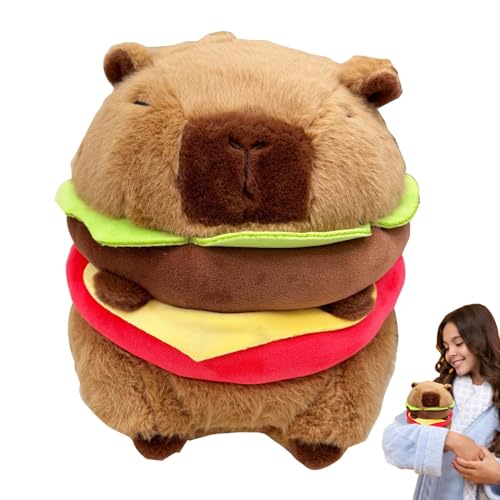 Capibara-Plüschtier, Plüschtier aus Capibara, Plüschtier – Plüschtier Puppe in Form des Hamburgers, weiche Plüschtiere von Fulenyi