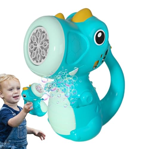 Dinosaurier-Blasenblasmaschine, Blasenblasspielzeug | Musikalischer Dinosaurier-Spielzeug-Blasenbläser mit Licht - Sommerliches Outdoor-Spielzeug für Kinder mit Blasenlösung von Fulenyi