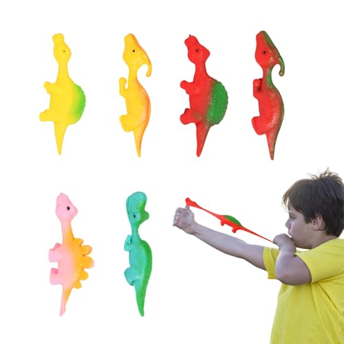 Dinosaurier-Fingerspielzeug | Klebespielzeug in Dinosaurierform,Spielzeug zum Stressabbau für Kinder, Jugendliche und Erwachsene, dehnbares Spielzeug für Geburtstage und Partys, fliegendes von Fulenyi