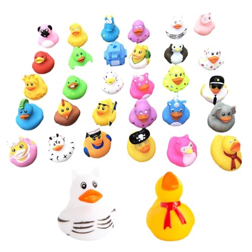 Enten aus Gummi, niedlich und bunt, frische Gummiente für die Geburtstagsparty der Dusche, aus Gummi für die Pool-Party, Sommerstrand Enten aus Gummi, niedlich und bunt, frische Gummiente für die Geburtstagsparty der Dusche, aus Gummi für die Pool-Party, Sommerstrand von Fulenyi