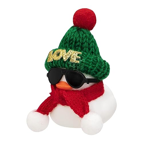 Entenspielzeug aus Gummi, für Weihnachten, niedliche Ente mit Schal, Squeeze Ducky – Enten aus Gummi, Weihnachten, Spielzeug Fulenyi von Fulenyi