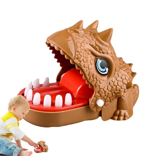 Fingerkauspielzeug für Kinder, Fingerkau-Set für Kinder, interaktives Spielzeug mit Zähnen in Dinosaurierform, Brettspiele in Farben von Fulenyi