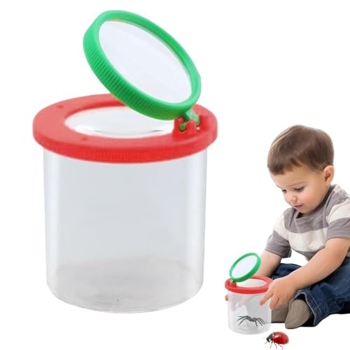 Fliegen-Sammelset für Kinder, Fliegen für Kinder, Spielzeug zur Erkundung der Natur, Fliegensammelset mit doppelter Vergrößerung für Kinder, Box von Fulenyi