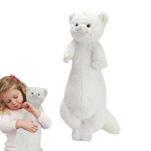 Frettchen-Plüschtier, Plüschtier aus Frettchen, bequem und niedlich, Frettchenpuppe, multifunktional, für Bett, Auto, Sofa, Bett oder für von Fulenyi