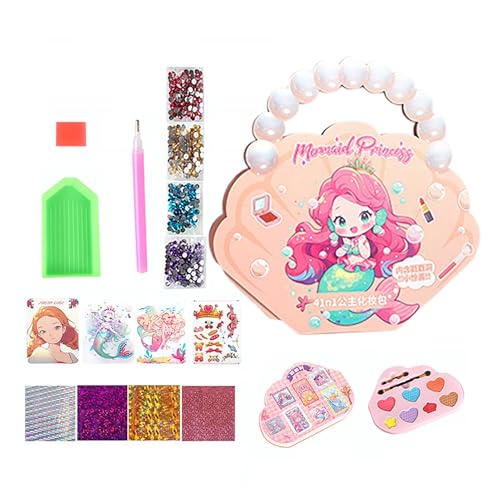 Fulenyi Aufkleber für Mädchen, Kleideraufkleber, Set aus Papier, kreatives Ankleide-Set, Prinzessinnen-Make-up-Sticker auf Papier für Mädchen von Fulenyi