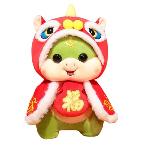 Chinesisches Plüsch-Schlangenspielzeug, chinesisches Schlangenplüsch, 20 cm (7,87 Zoll), beruhigendes und entspannendes Schlangenspielzeug, Plüschpuppe, chinesische Ornamente von Fulenyi