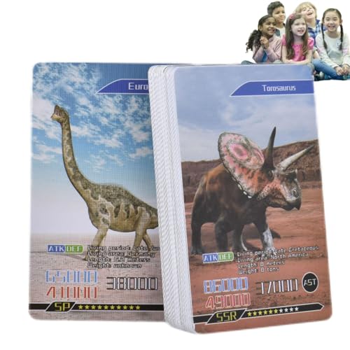 Fulenyi Dinosaurier-Flash-Karten | Flash-Karten für Dinosaurier-Spielzeug für Kleinkinder von 2 bis 4 Jahren, Kombinationsspiel für Kinder, Kombinationsspiel von Fulenyi