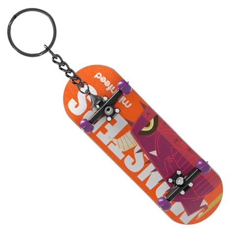 Fulenyi Finger-Skateboards für Kinder, Finger-Skateboard-Spielzeug, Schlüsselanhänger für Kinder, Sportspielzeug mit Fingern, kunstvoll bedruckt Fulenyi Finger-Skateboards für Kinder, Finger-Skateboard-Spielzeug, Schlüsselanhänger für Kinder, Sportspielzeug mit Fingern, kunstvoll bedruckt von Fulenyi