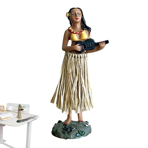 Fulenyi Hawaiianische Tafel, Hawaiianische Verzierungen des Mädchens - Hawaiianische Mädchenfigur, Bobble-Kopf-Figuren, Auto-Ornamente für Büros, Wohnmobile und Fulenyi Hawaiianische Tafel, Hawaiianische Verzierungen des Mädchens - Hawaiianische Mädchenfigur, Bobble-Kopf-Figuren, Auto-Ornamente für Büros, Wohnmobile und von Fulenyi