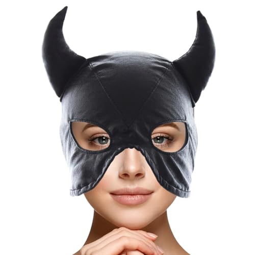Fulenyi Maskenmaske, Kopfbedeckung, verstellbares Zubehör für die Bühne, Vollgesichtsmaske, atmungsaktives Zubehör für Halloween-Cosplay-Kostüme Fulenyi Maskenmaske, Kopfbedeckung, verstellbares Zubehör für die Bühne, Vollgesichtsmaske, atmungsaktives Zubehör für Halloween-Cosplay-Kostüme von Fulenyi