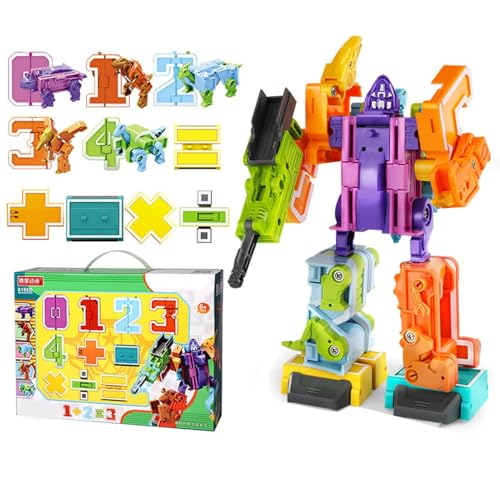Fulenyi Numerisches Roboterspielzeug, numerische Roboter, die Spielzeug-Actionfiguren verwandeln | Spielzeug für Vorschullernaktivitäten, Transformationsspielzeug für Roboter Fulenyi Numerisches Roboterspielzeug, numerische Roboter, die Spielzeug-Actionfiguren verwandeln | Spielzeug für Vorschullernaktivitäten, Transformationsspielzeug für Roboter von Fulenyi