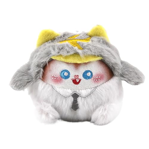 Fulenyi Plüschpuppe mit Duft, Plüsch-Katzen-Anhänger, interaktiver Duftender Anhänger für Kinder, Plüschtier mit Tiersound und und Duft, für Kinder, alle Altersgruppen von Fulenyi