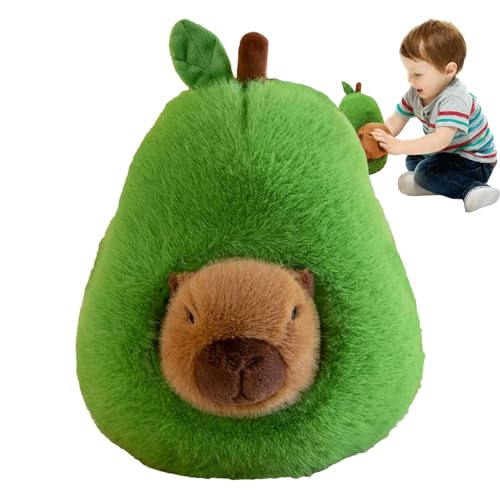 Fulenyi Plüschtier, Angelsachen, süßes Spielzeug der Capibara-Puppe der Avocado, niedliches Plüschkissen, dekorative Plüschtiere Fulenyi Plüschtier, Angelsachen, süßes Spielzeug der Capibara-Puppe der Avocado, niedliches Plüschkissen, dekorative Plüschtiere von Fulenyi