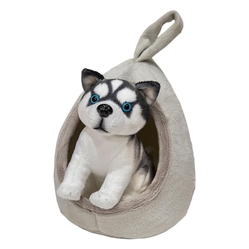 Fulenyi Plüschtier, Hunde-Plüschtiere, süßes Plüschhund, 17,8 cm (7 Zoll), realistische Plüschfigur, Hunde-Plüschkissen zur Dekoration von Fulenyi