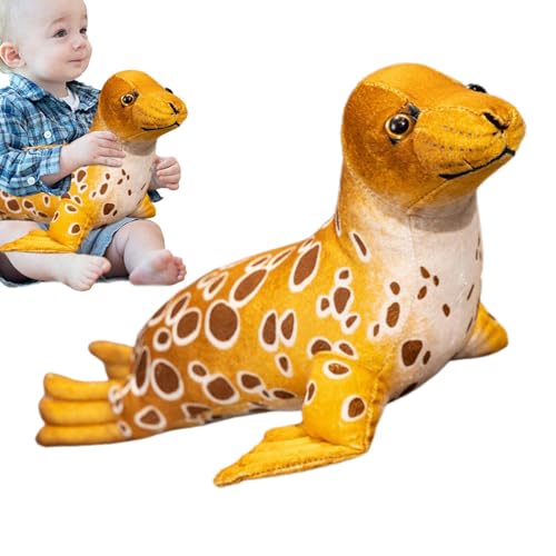 Fulenyi Plüschtier, Seehund, Plüschtier, Plüschtier, Plüschkissen, mit Siegel und Leben, multifunktionale pädagogische Plüschtiere mit Meerestieren, dekorative Dekoration Fulenyi Plüschtier, Seehund, Plüschtier, Plüschtier, Plüschkissen, mit Siegel und Leben, multifunktionale pädagogische Plüschtiere mit Meerestieren, dekorative Dekoration von Fulenyi