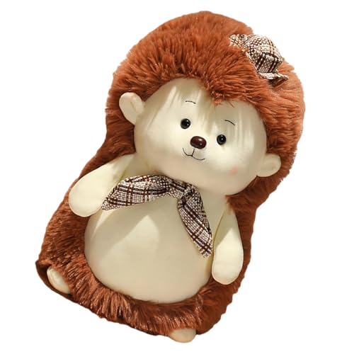Fulenyi Plüschtier Igel, Plüschtier, Tierpuppe mit Mütze und Fliege, Tierpuppe, Igelspielzeug, gemütliche Igelpuppe, für Schlafzimmer, Wohnzimmer Fulenyi Plüschtier Igel, Plüschtier, Tierpuppe mit Mütze und Fliege, Tierpuppe, Igelspielzeug, gemütliche Igelpuppe, für Schlafzimmer, Wohnzimmer von Fulenyi