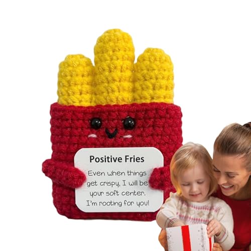 Fulenyi Positives Strickspielzeug, positive Kartoffelchips - Puppe, gehäkelt, lustig, inspirierend, lustiges und inspirierendes Spielzeug, schönes Strickspielzeug für Fulenyi Positives Strickspielzeug, positive Kartoffelchips - Puppe, gehäkelt, lustig, inspirierend, lustiges und inspirierendes Spielzeug, schönes Strickspielzeug für von Fulenyi
