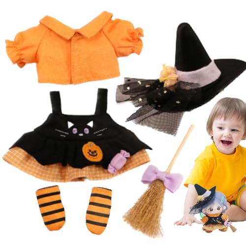 Fulenyi Puppenkleid, lässiger Anzug für Puppen, modisches Outfit für Puppe mit Sternfigur, atmungsaktiv, modisch Fulenyi Puppenkleid, lässiger Anzug für Puppen, modisches Outfit für Puppe mit Sternfigur, atmungsaktiv, modisch von Fulenyi