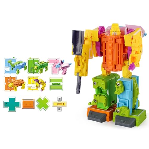 Fulenyi Roboter mit Zahlentransformator, numerische Roboter, die Actionfiguren von Spielzeug verwandeln – Spielzeug für Vorschullernaktivitäten, Transformationsspielzeug Fulenyi Roboter mit Zahlentransformator, numerische Roboter, die Actionfiguren von Spielzeug verwandeln – Spielzeug für Vorschullernaktivitäten, Transformationsspielzeug von Fulenyi