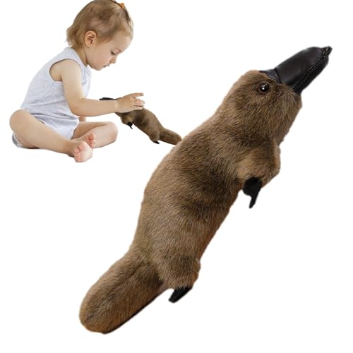 Fulenyi Schnabeltier Plüschtier, Enten-Plüschtier, Schnabeltierpuppe, Plüschtier, Plüschtiere, Ententiere, Schnabeltier gefüllt, bequeme Kissen von Fulenyi