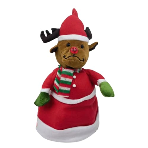 Fulenyi Singende und tanzende Weihnachtsmütze, Plüschspielzeug, mit Weihnachtsmannmütze, saisonale Dekoration für Weihnachtsaktivitäten, Partys, Auftritte und Treffen Fulenyi Singende und tanzende Weihnachtsmütze, Plüschspielzeug, mit Weihnachtsmannmütze, saisonale Dekoration für Weihnachtsaktivitäten, Partys, Auftritte und Treffen von Fulenyi