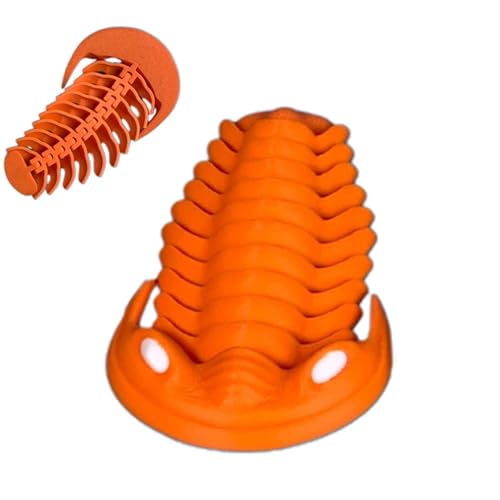 Fulenyi Trilobiten-Figur, kleine unruhige Tiere, bedruckt, Trilobite Tierfigur, Spielzeug bedruckt auf – bewegliche Tierfigur, lebendig bedruckte Tierskulptur, von Fulenyi