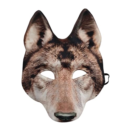 Fulenyi Wolfsmaske für Erwachsene, realistische Wolfsmaske | Gruselige Tier-Halloween-Maske realistisch | Tiermaske, Karneval, Maskerade, Maske für Halloween, Karneval, Kostümparty, Cosplay, Kostüm, Fulenyi Wolfsmaske für Erwachsene, realistische Wolfsmaske | Gruselige Tier-Halloween-Maske realistisch | Tiermaske, Karneval, Maskerade, Maske für Halloween, Karneval, Kostümparty, Cosplay, Kostüm, von Fulenyi