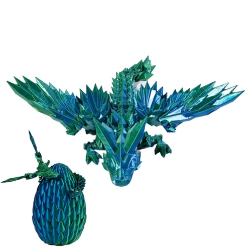 -Gedruckter Drache im Ei, beweglicher Drachen-Kristalldrache mit Drachenei, Fidget Spielzeug, Kristall-Drachenei, Flexible Gelenke, Drache, Heimdekoration, Schreibtisch-Spielzeug -Gedruckter Drache im Ei, beweglicher Drachen-Kristalldrache mit Drachenei, Fidget Spielzeug, Kristall-Drachenei, Flexible Gelenke, Drache, Heimdekoration, Schreibtisch-Spielzeug von Fulenyi