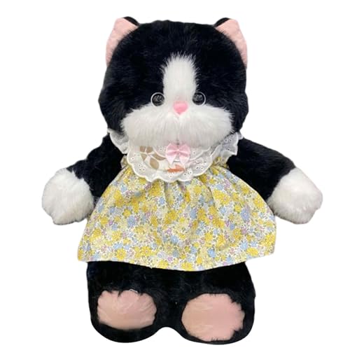 Gefüllte Katzenpuppen, Plüschtier mit Katze, die läuft, Tier, gefülltes Plüschkissen für Plüschkatzen, Plüschtier für Schlafzimmer, Wohnzimmer, Tisch, Sofa Gefüllte Katzenpuppen, Plüschtier mit Katze, die läuft, Tier, gefülltes Plüschkissen für Plüschkatzen, Plüschtier für Schlafzimmer, Wohnzimmer, Tisch, Sofa von Fulenyi