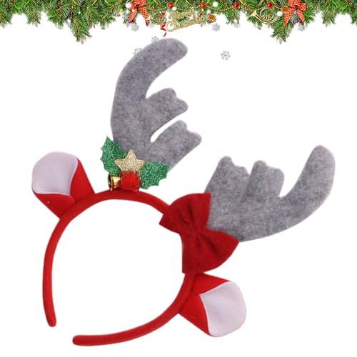 Geweih Stirnbänder für Kinder, Elchgeweih-Haarband, niedliches Stirnband mit Geweih für Weihnachten | Die saisonale Hutdekoration mit kurzem und langem Haar passt Erwachsenen und Geweih Stirnbänder für Kinder, Elchgeweih-Haarband, niedliches Stirnband mit Geweih für Weihnachten | Die saisonale Hutdekoration mit kurzem und langem Haar passt Erwachsenen und von Fulenyi