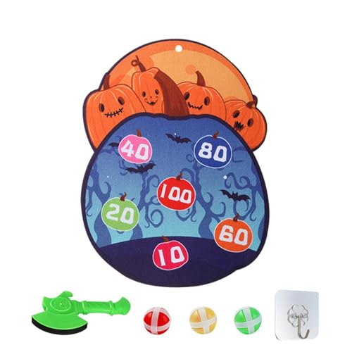 Halloween-Aufkleber-Ball-Set, Brettspiel mit Klebekugeln, Wurfball-Set für Kinder, für Halloween, Jungen und Mädchen genießen das von Fulenyi