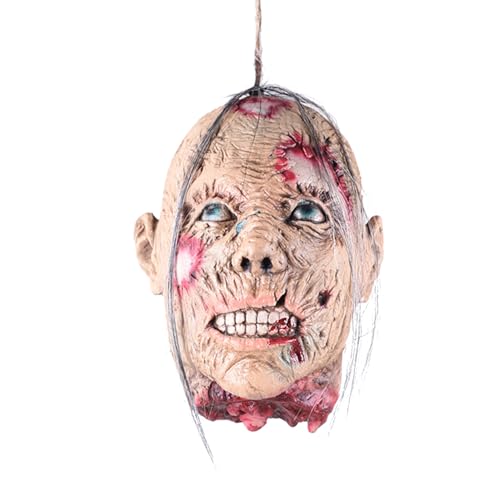 Halloween-Dekorations-Zubehör, abgeschnittene Kopfdekoration, realistische Halloween-Dekoration, Halloween-Zubehör, gruseliges Scherzspielzeug für Halloween, leicht für von Fulenyi
