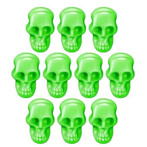 Halloween-Köpfe, kleine Totenköpfe für Halloween, 100 Stück Miniatur-Landschaftsfiguren für Halloween, Schreibtischdekoration, Skelettschädel für Halloween, Halloween-Köpfe, kleine Totenköpfe für Halloween, 100 Stück Miniatur-Landschaftsfiguren für Halloween, Schreibtischdekoration, Skelettschädel für Halloween, von Fulenyi