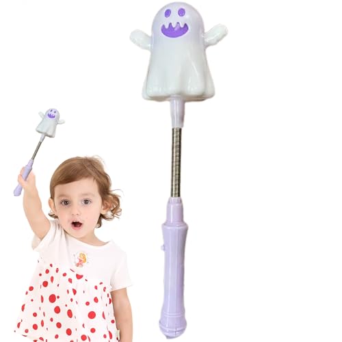 Halloween-Spielzeug, beleuchteter Kürbis-Zauberstab, leuchtender Kürbis, leuchtender Kürbis, für gruseligen Spaß, Blinkstab mit Geist Halloween-Spielzeug, beleuchteter Kürbis-Zauberstab, leuchtender Kürbis, leuchtender Kürbis, für gruseligen Spaß, Blinkstab mit Geist von Fulenyi