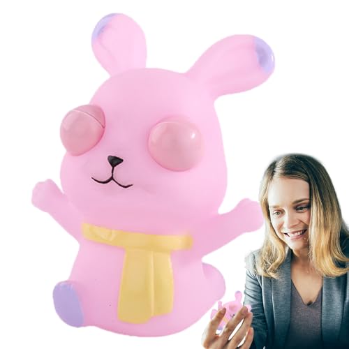 Hasen-Stressspielzeug,Tierisches Stressspielzeug | Squeeze Dough Ball Bunny Toys Squeeze Toys hochelastisch für Erwachsene und Kinder, Spielzeugpreise von Fulenyi
