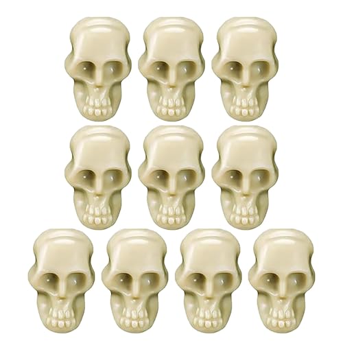 Kleine Totenköpfe für Halloween, Miniaturschädel, 100 Stück Miniatur-Schädelköpfe, Halloween-Dekoration, Schreibtischdekoration, Skelettschädel von Fulenyi