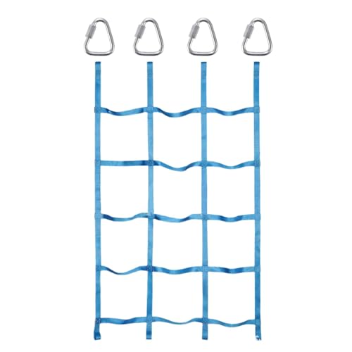 Kletternetz für Kinder, 180 x 109 cm Netz mit Haken, Treehouse Jungle Gyms Kletterseil von Fulenyi
