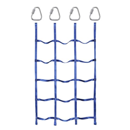 Kletternetz für Kinder, 180 x 109 cm Netz mit Haken, Treehouse Jungle Gyms Kletterseil von Fulenyi