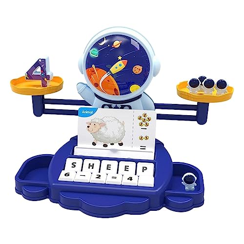 Mathematik-Spiele für Gleichgewicht, Astronaut-Spielzeug, tragbar, digitales Gleichgewichts-Spielzeug, frühzeitiges Lernen von Fulenyi